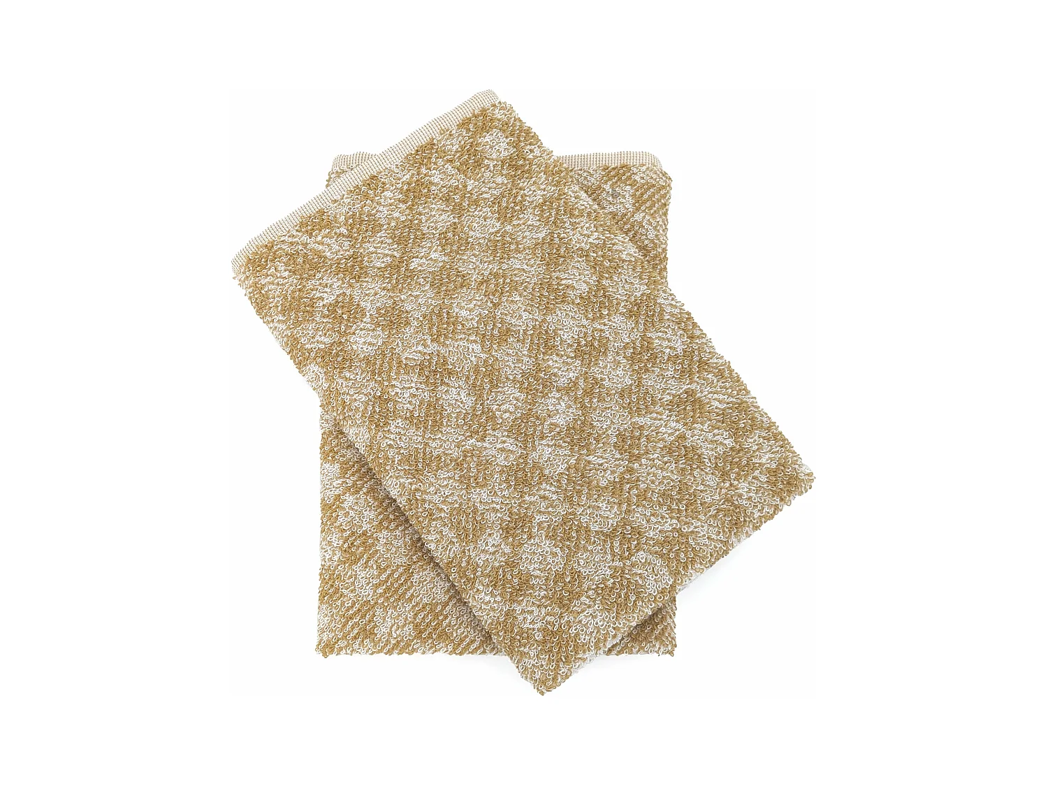 Lot de 2 torchons de cuisine pur coton 50x50 cm FORMENTERA jaune