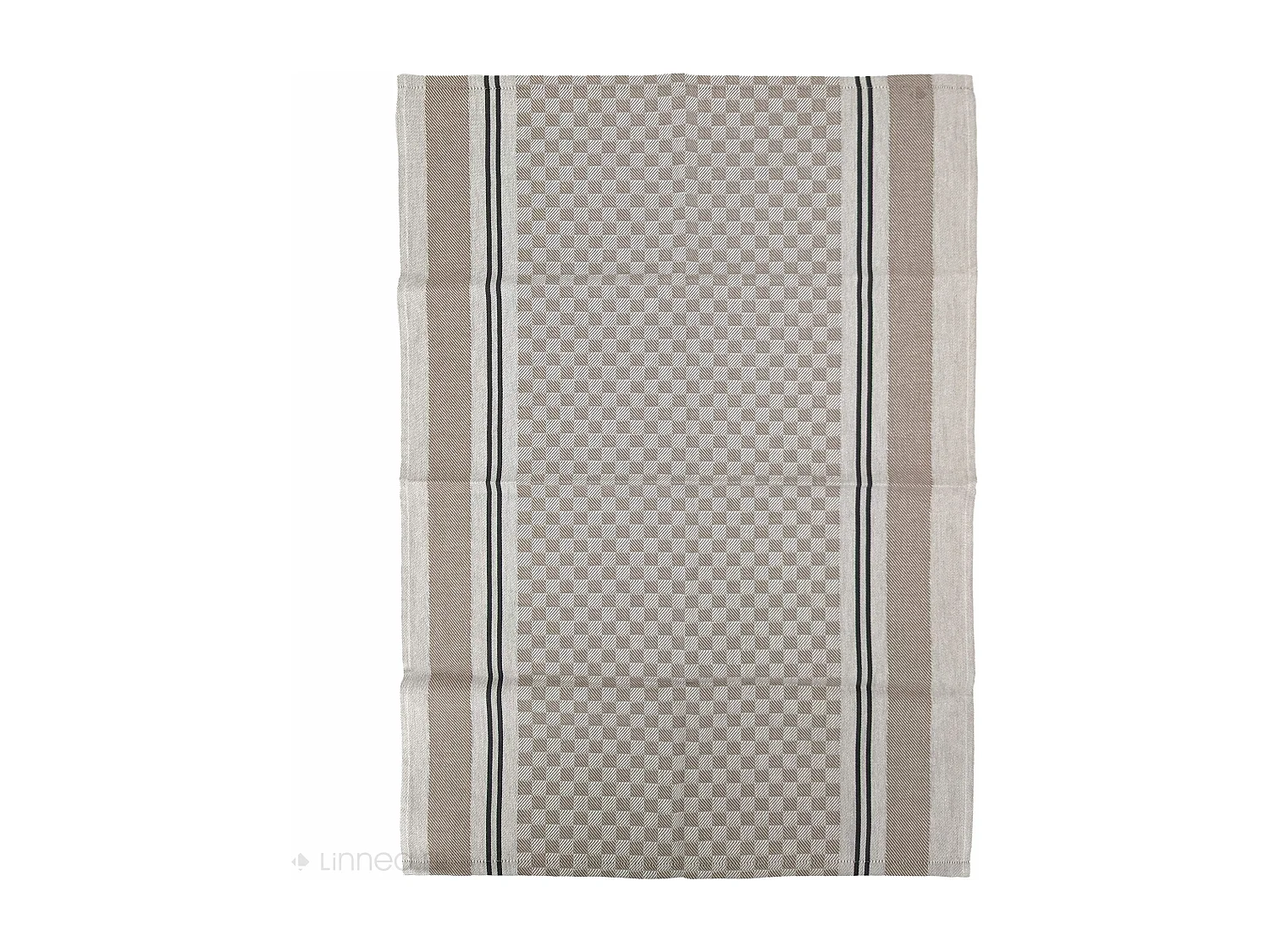 Lot de 2 torchons de cuisine pur coton 50x70 cm FORMENTERA beige