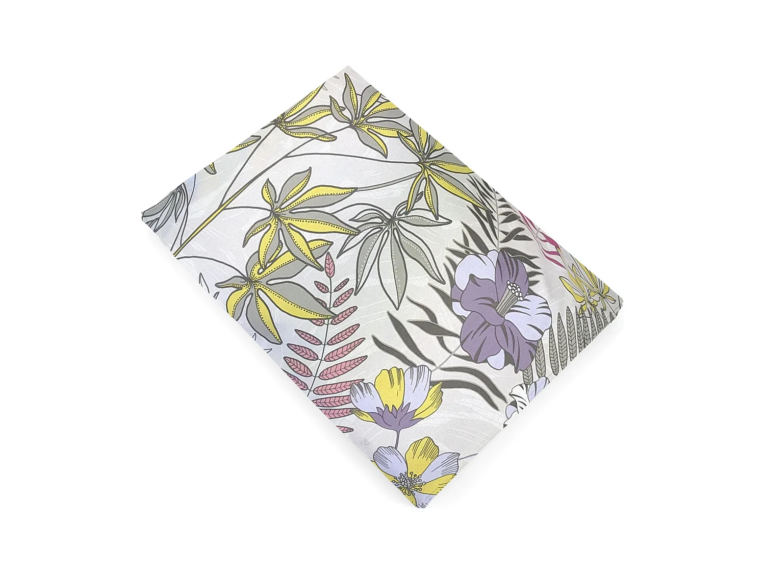 Drap plat 240x310 cm satin de coton ANAÏS multicolore