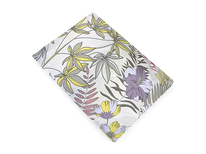 Drap plat 280x325 cm satin de coton ANAÏS multicolore