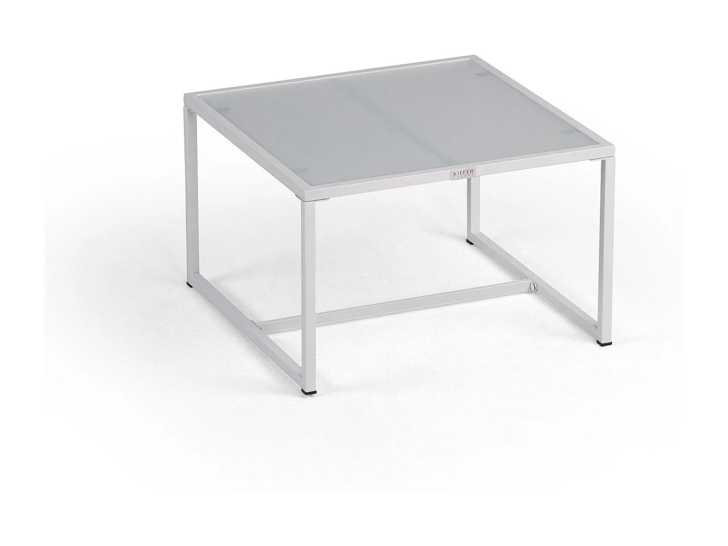 Salon de jardin Madrid 5 places Acier Blanc Kiefergarden