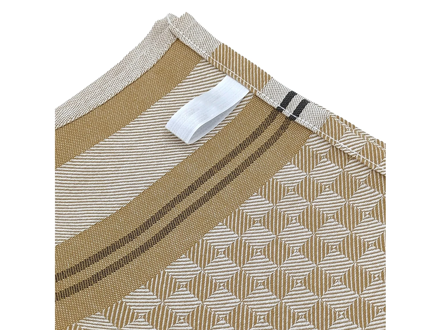 Lot de 2 torchons de cuisine pur coton 50x70 cm FORMENTERA jaune