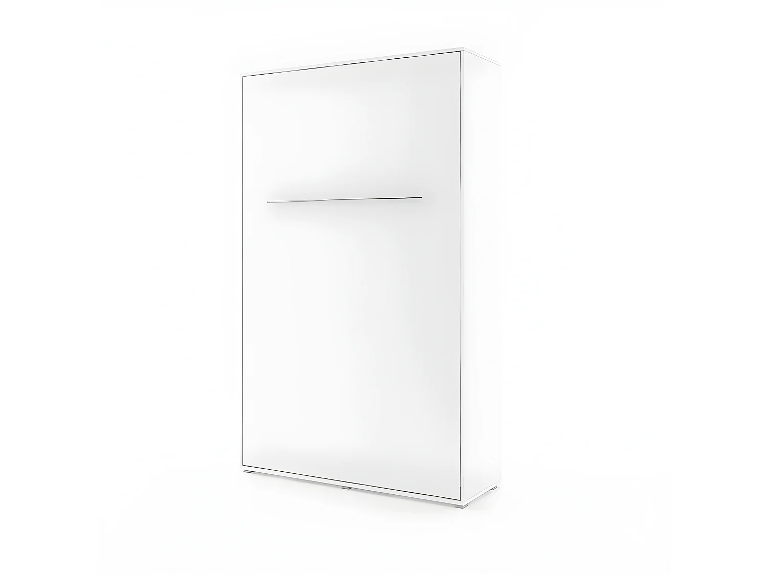 Lenart Lit escamotable MATELAS inclus Vertical 120x200cm Blanc mat Lit Rabattable Consus pro