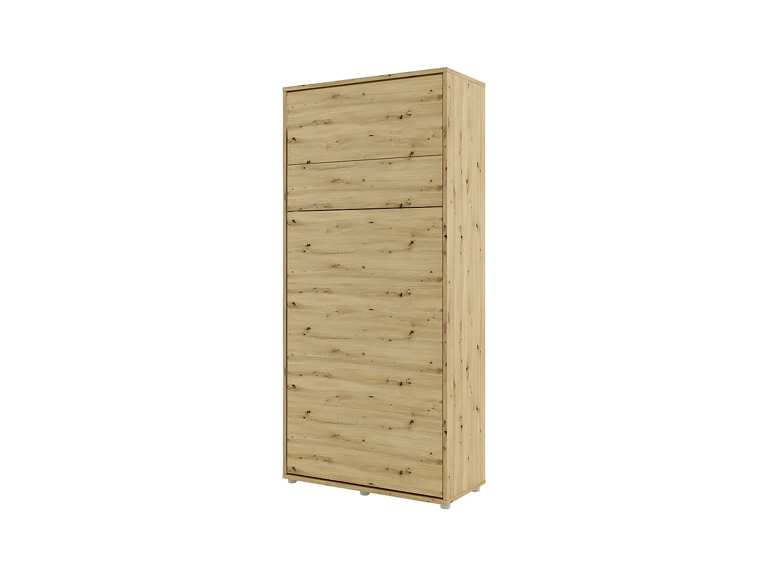Lenart Lit escamotable MATELAS inclus Vertical 90x200cm Chêne artisan Lit Rabattable"Consus"