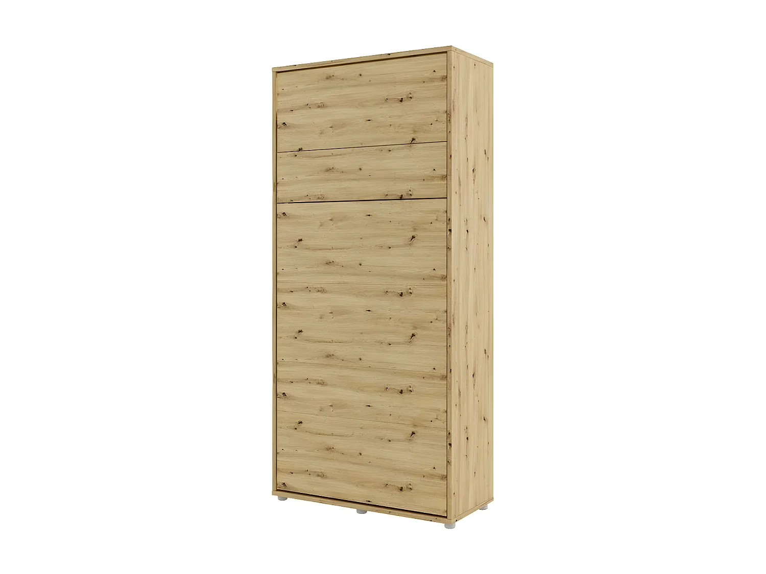 Lenart Lit escamotable MATELAS inclus Vertical 90x200cm Chêne artisan Lit Rabattable"Consus"