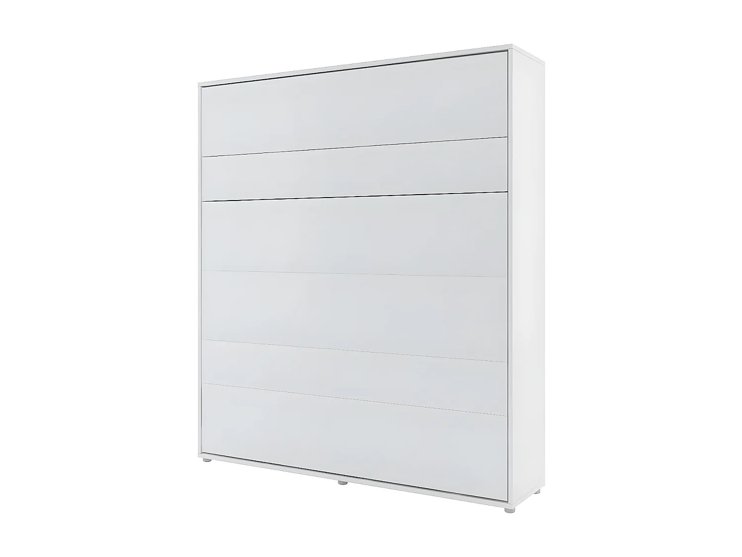 Lenart Lit escamotable MATELAS inclus Vertical 180x200cm Blanc mat Lit Rabattable"Consus"