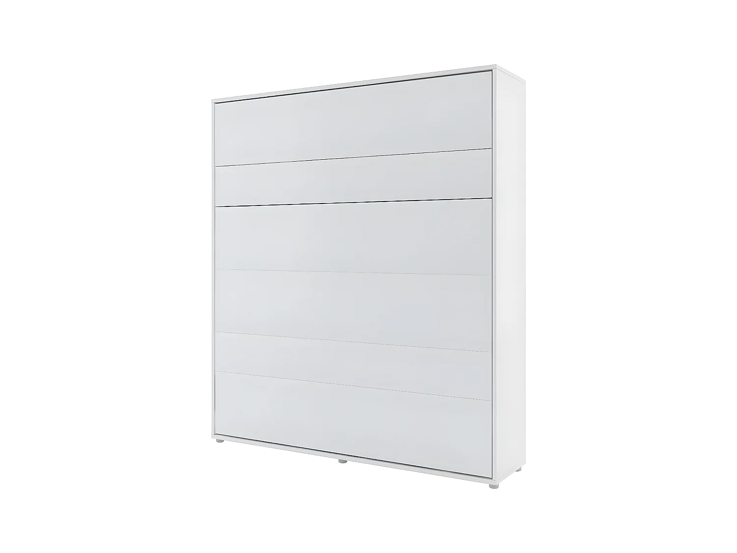 Lenart Lit escamotable MATELAS inclus Vertical 180x200cm Blanc mat Lit Rabattable"Consus"