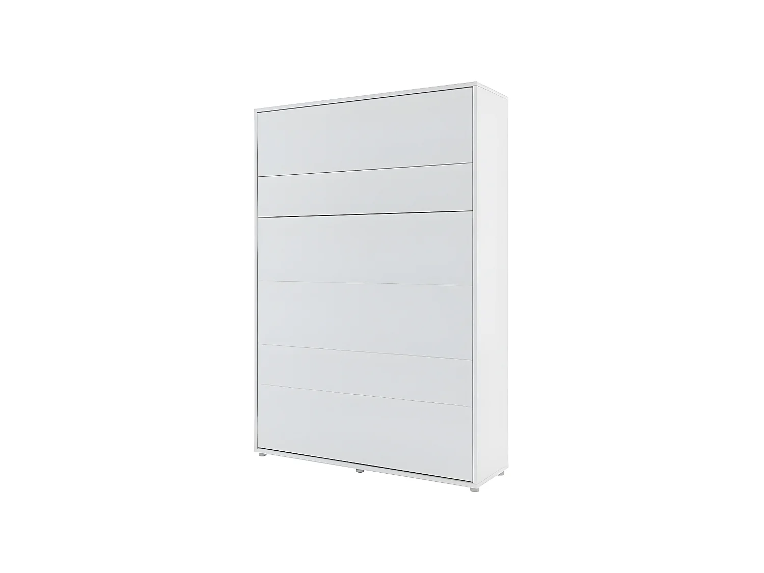 Lenart Lit escamotable MATELAS inclus Vertical 140x200cm Blanc mat Lit Rabattable"Consus"