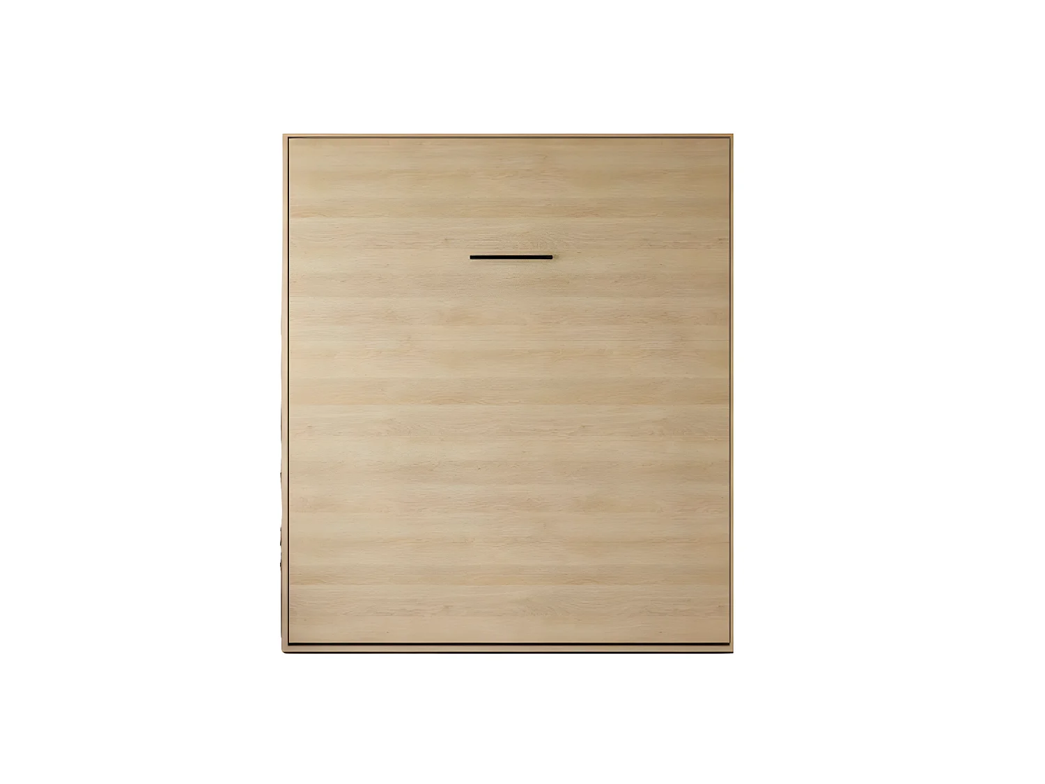 Lit escamotable 180x200cm Vertical Lit Mural SUP M1 cadre rembourré Chêne Kaisersberg