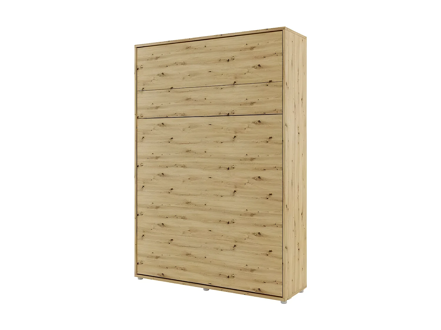 Lenart Lit escamotable MATELAS inclus Vertical 140x200cm Chêne artisan Lit Rabattable"Consus"