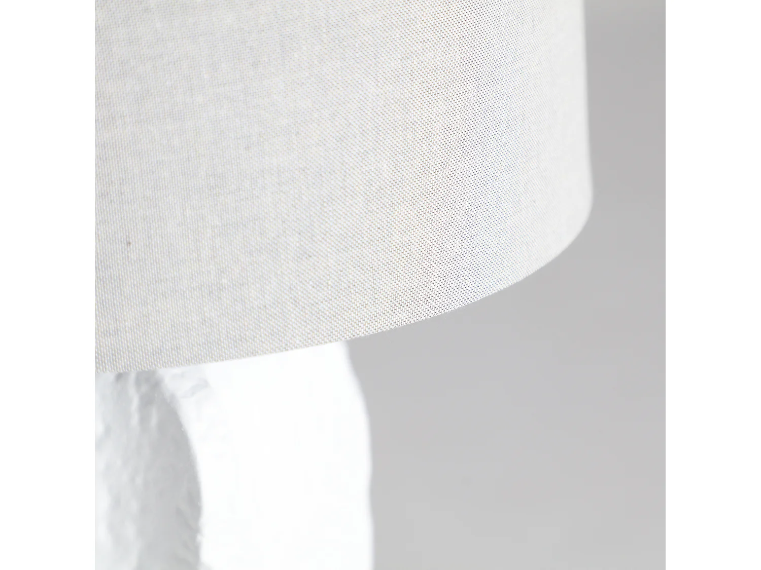 Lampe de salon en céramique blanc - lot de 2