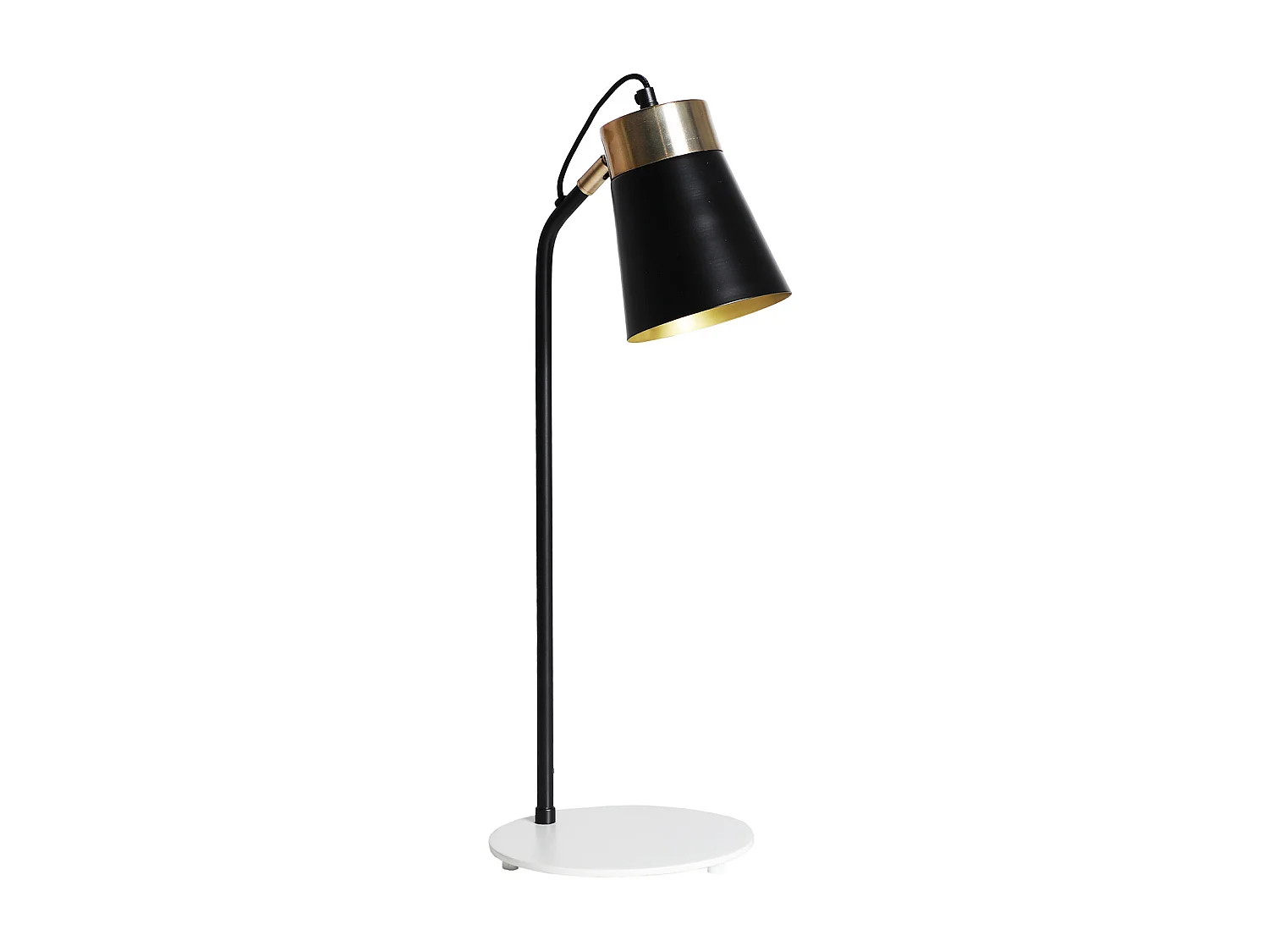 Lampe de chevêt en fer noir