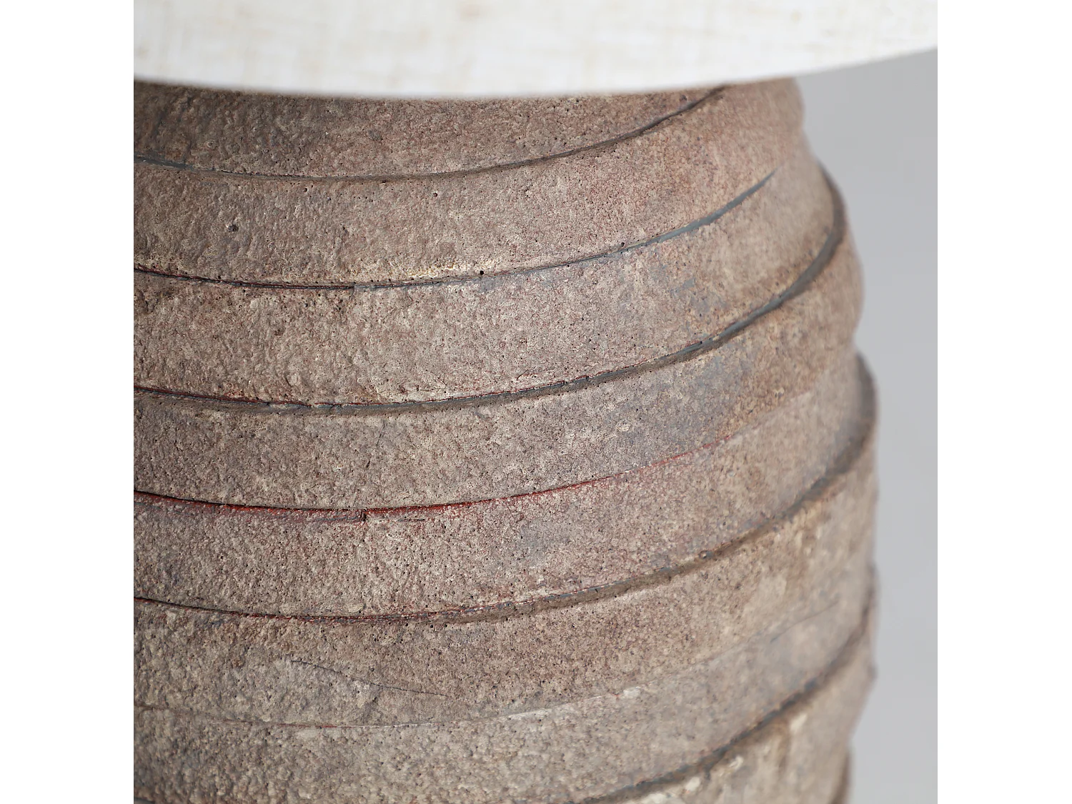 Lampe de Salon en Céramique, Marron, 40x40x65 cm - Paquet de 2