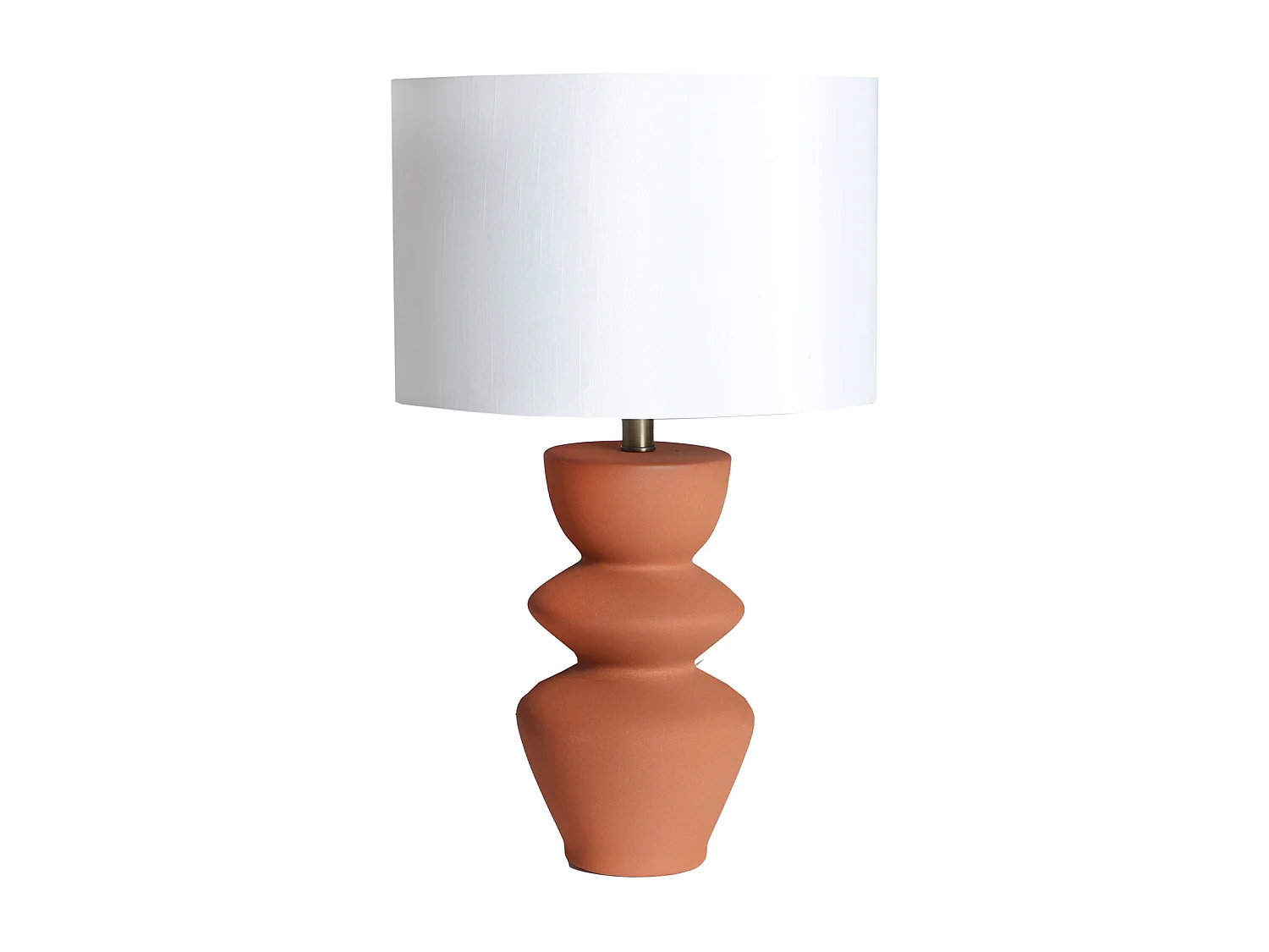 Lampe de salon en céramique marron 38x38x64 cm - lot de 2