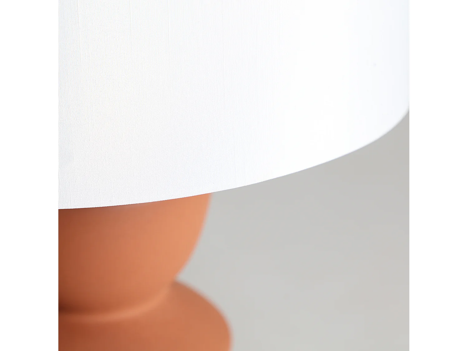 Lampe de salon en céramique marron 38x38x64 cm - lot de 2