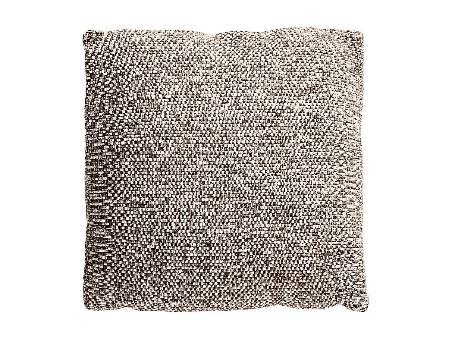 Cojín de algodón en color tonos en marrón de 45x45x10cm