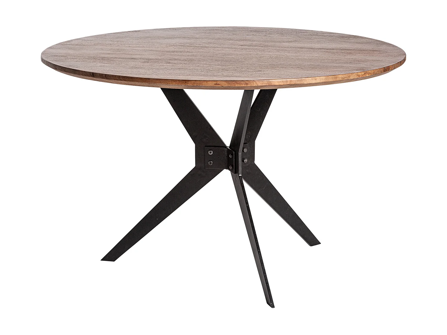 Table salon en bois de mangue  120x120x76 cm