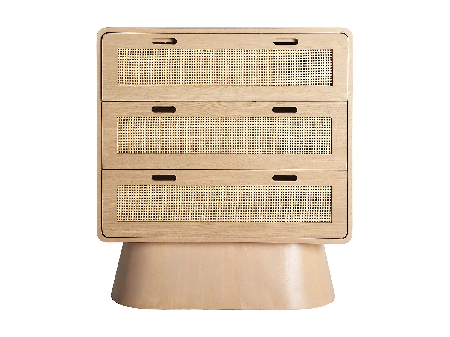 Cómoda de madera de pino en color marrón de 82x40x92cm