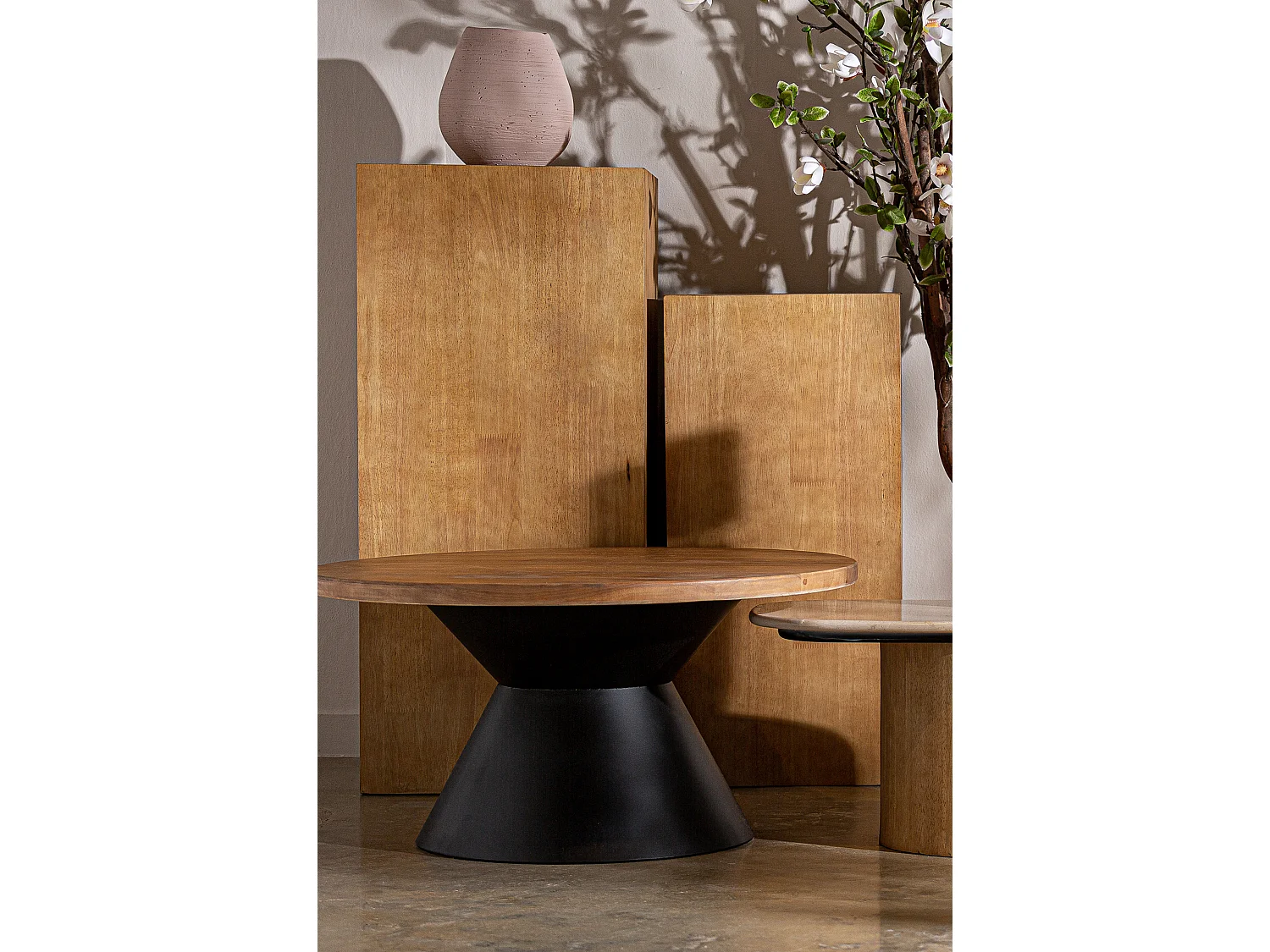 Table basse en fer  80x80x40 cm