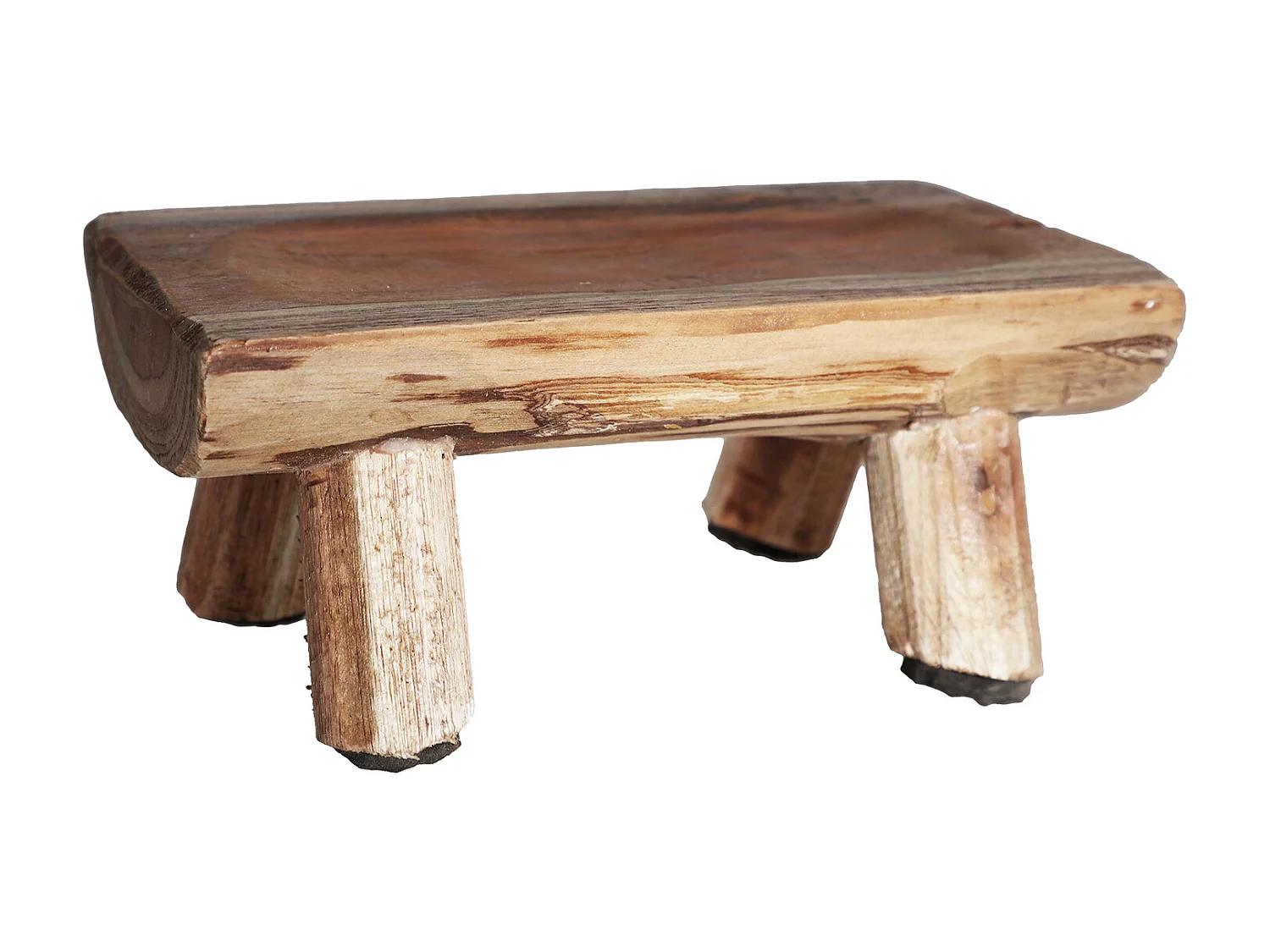 Cuenco de madera de mahogany en color marrón de 20x18x9cm - pack de 12