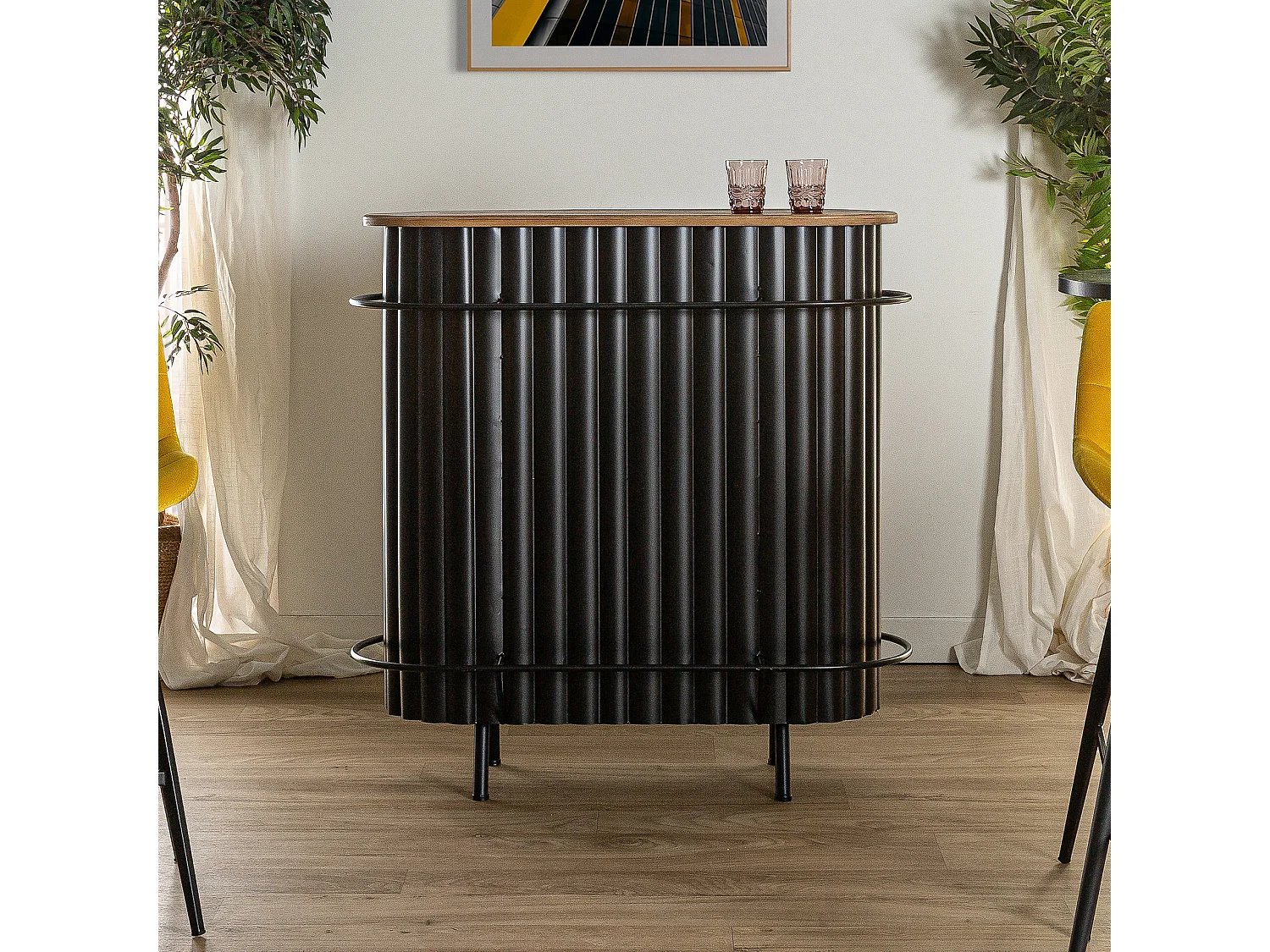 Comptoire en bois de chêne  110x45x106 cm