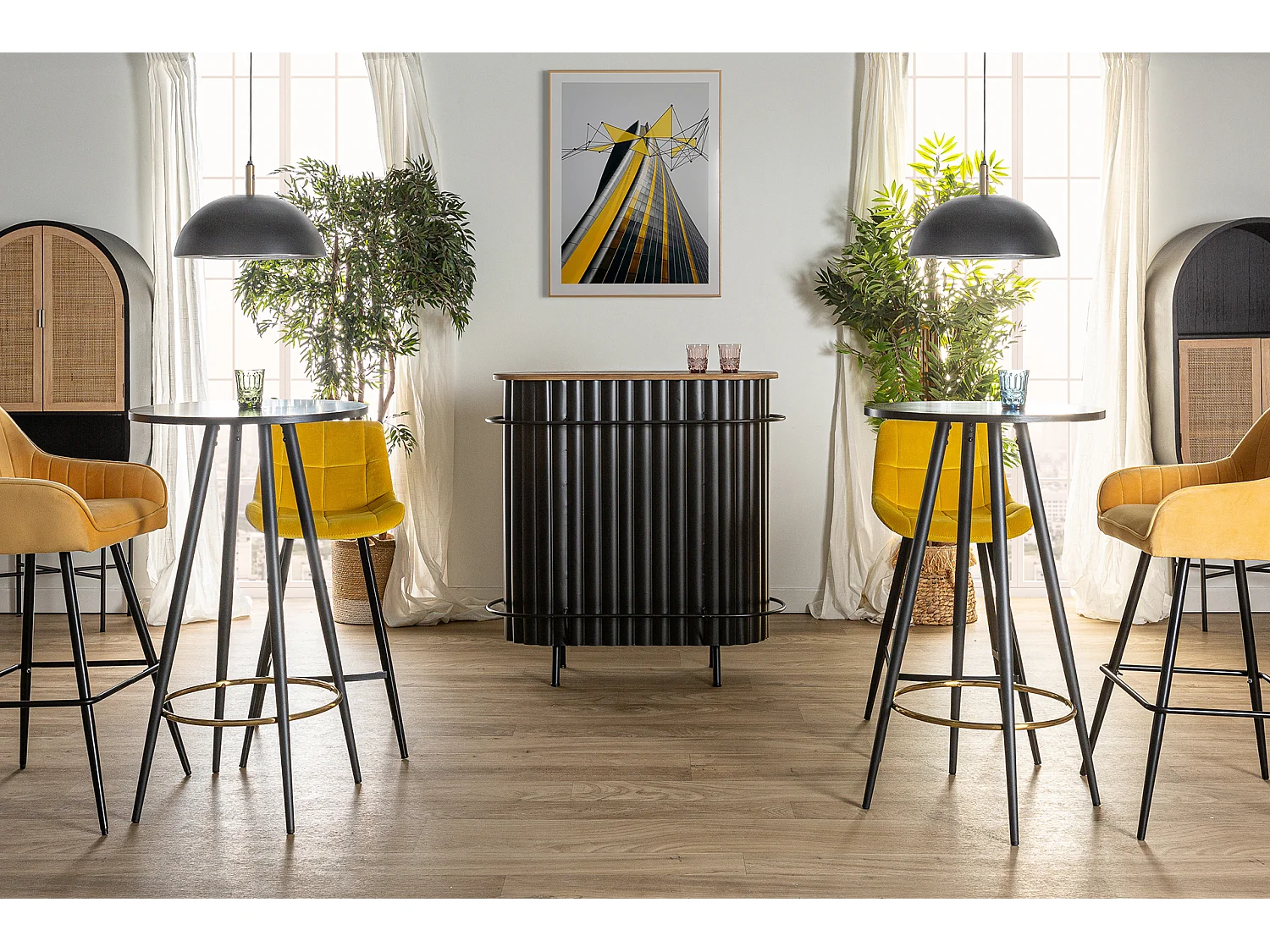 Comptoire en bois de chêne  110x45x106 cm