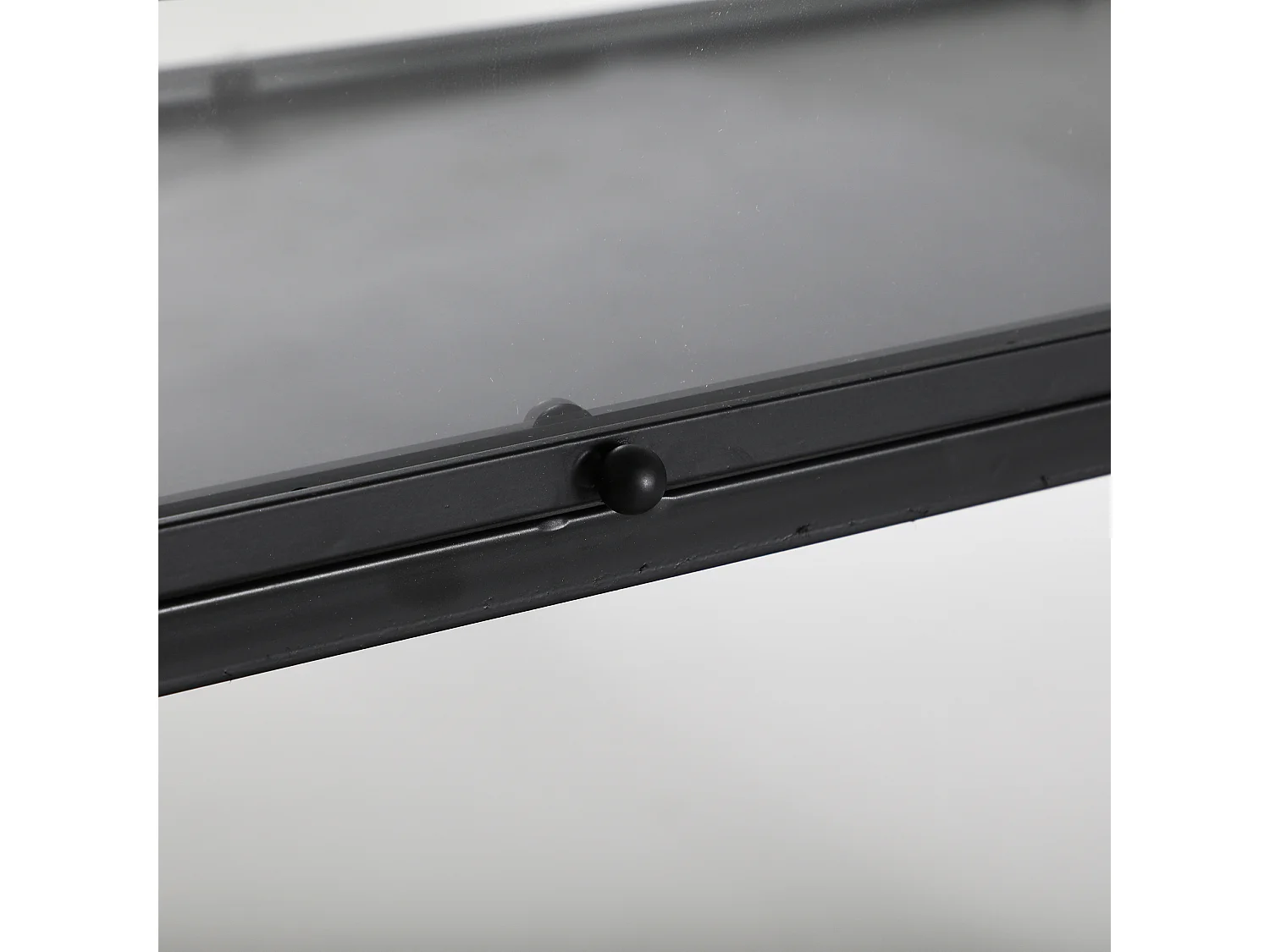 Console en fer noir 100x35x80 cm