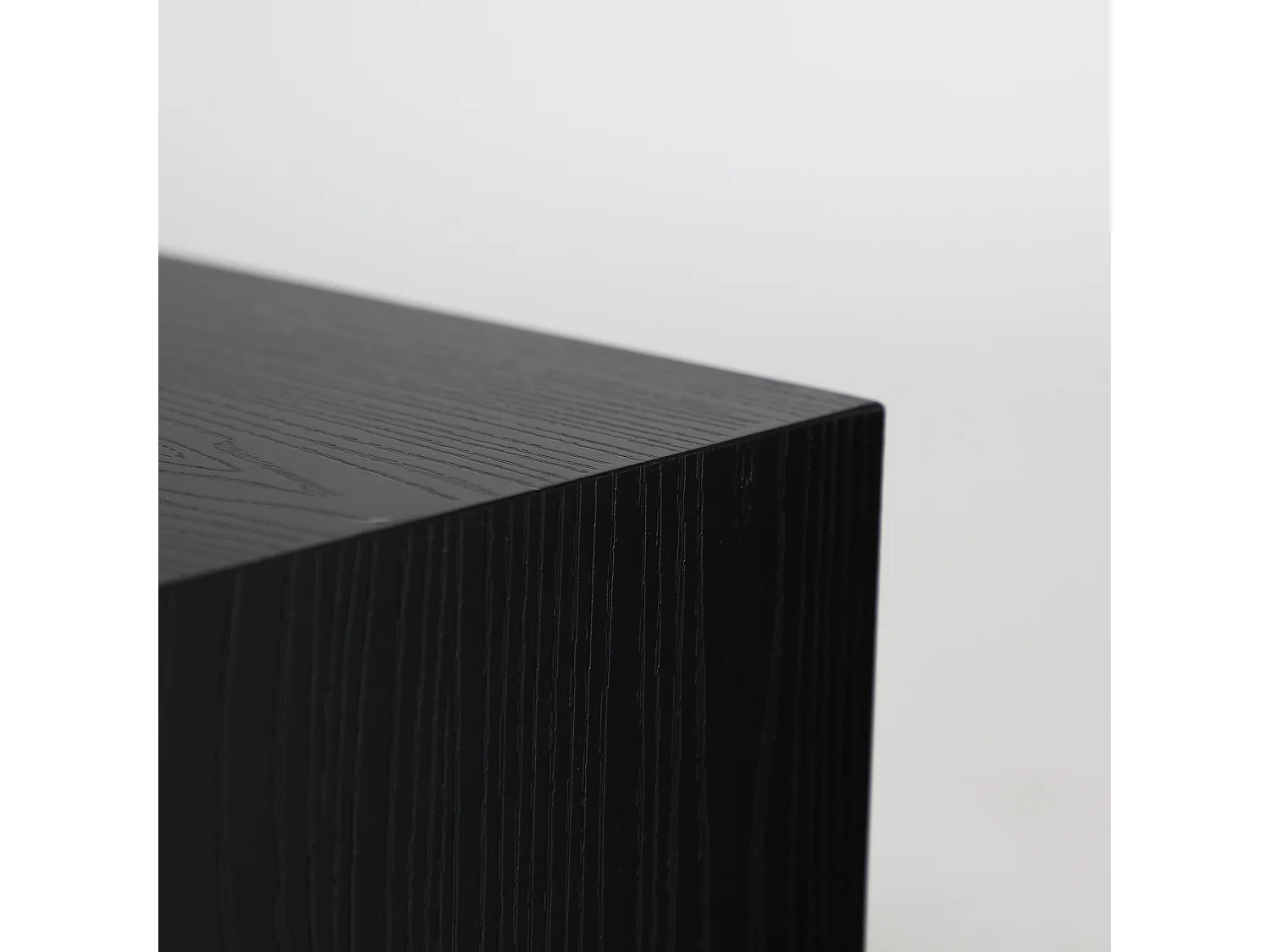 Sellettes en bois de sapin noir 30x30x40 cm