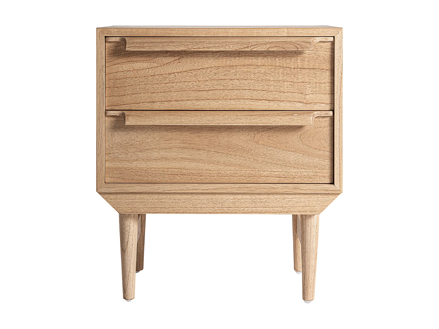 Table chevêt en bois de mindi marron 55x45x65 cm