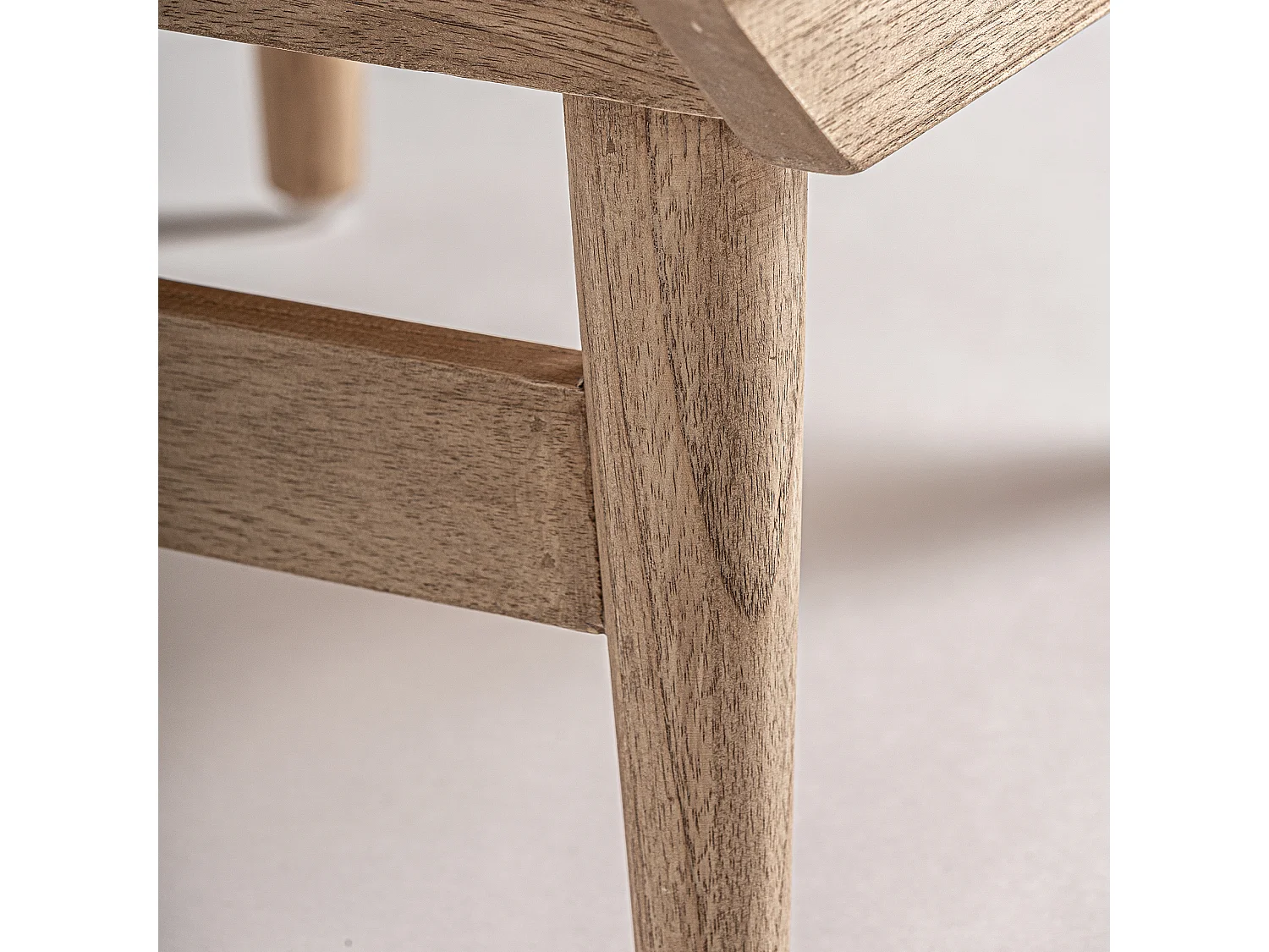 Table chevêt en bois de mindi marron 55x45x65 cm