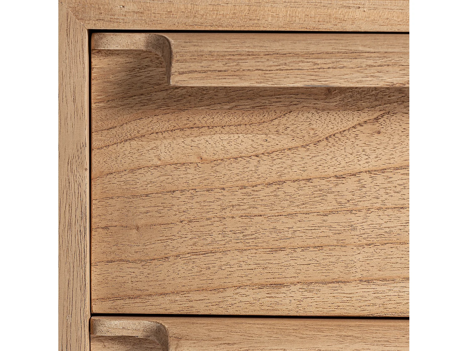 Table chevêt en bois de mindi marron 55x45x65 cm