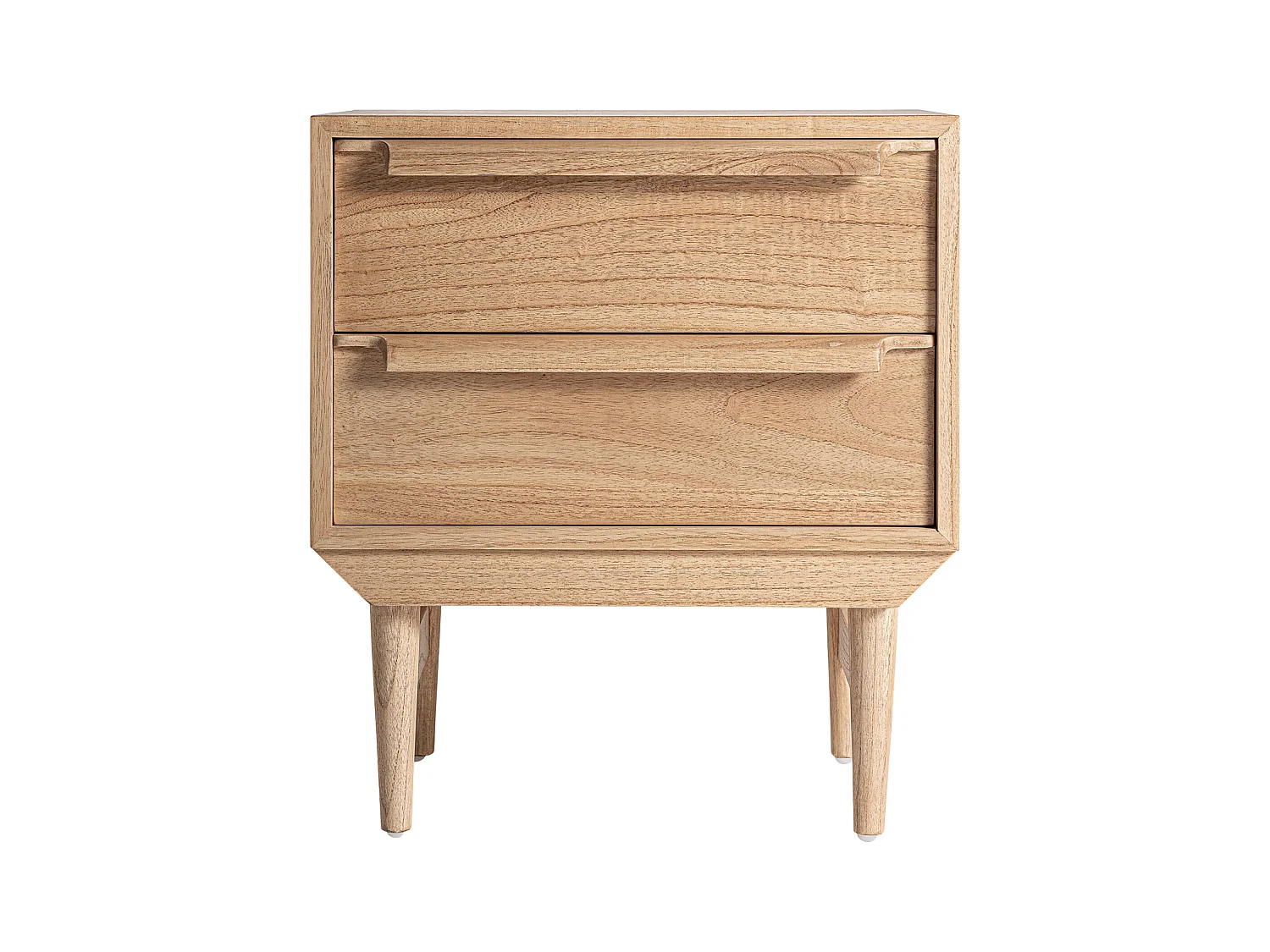 Table chevêt en bois de mindi marron 55x45x65 cm