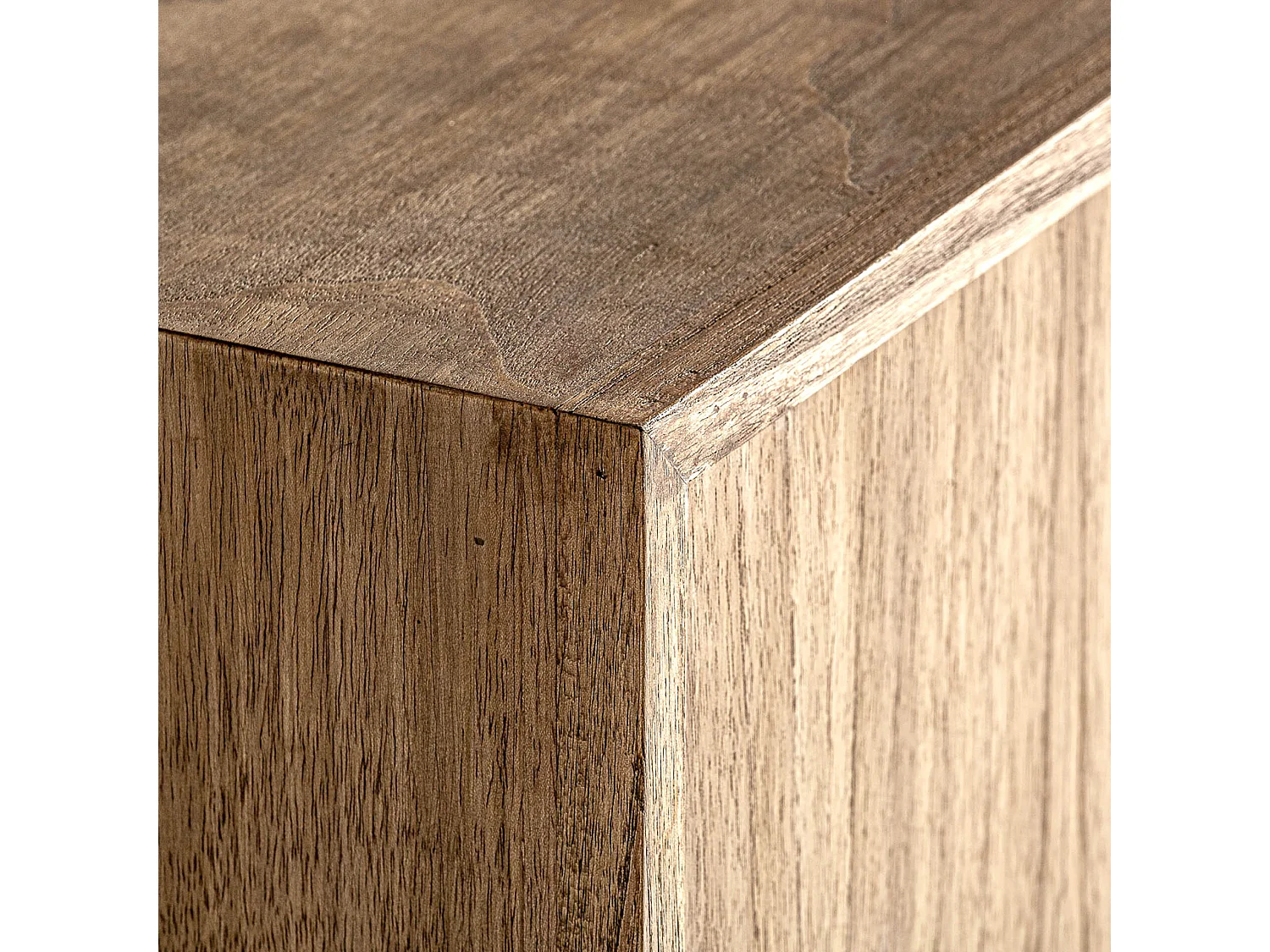 Buffet en bois de mindi marron 200x40x82 cm