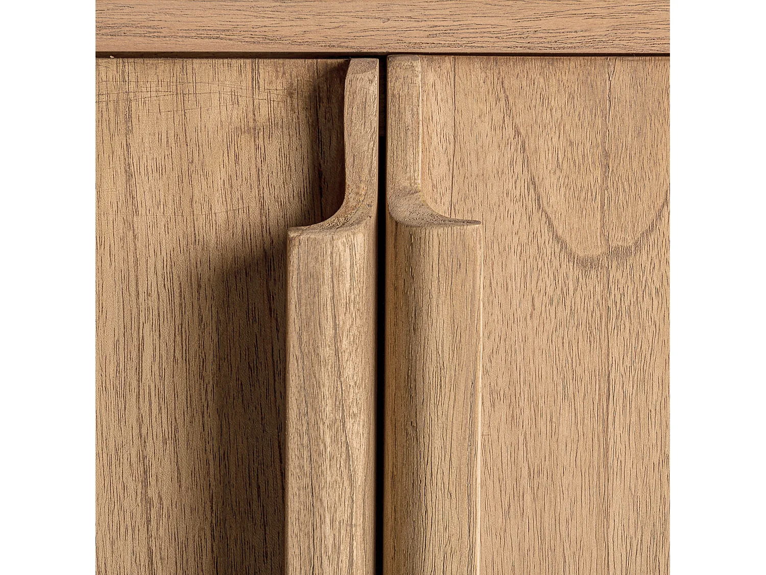 Buffet en bois de mindi marron 200x40x82 cm