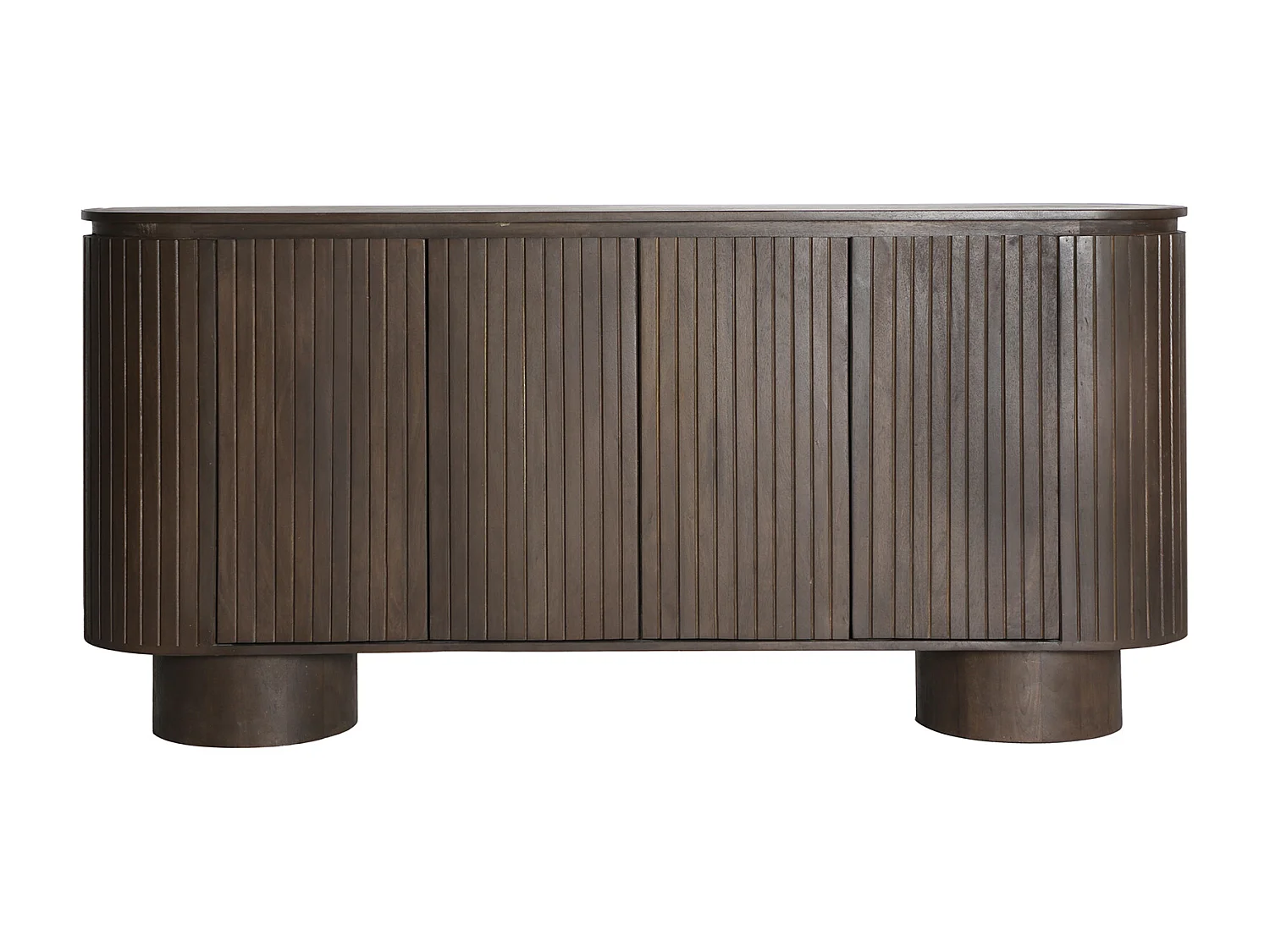Buffet en bois de mangue marron 180x40x85 cm