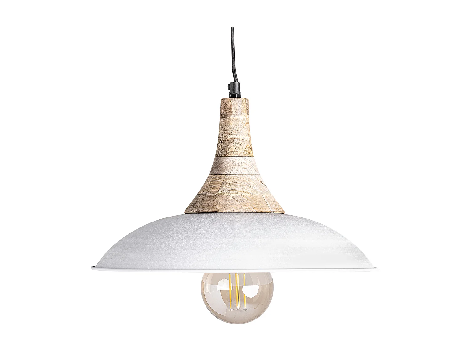 Lustre en fer  37x37x130 cm