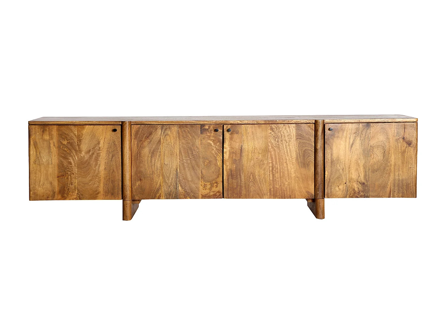 Meuble tv en bois de mangue marron 170x40x51 cm