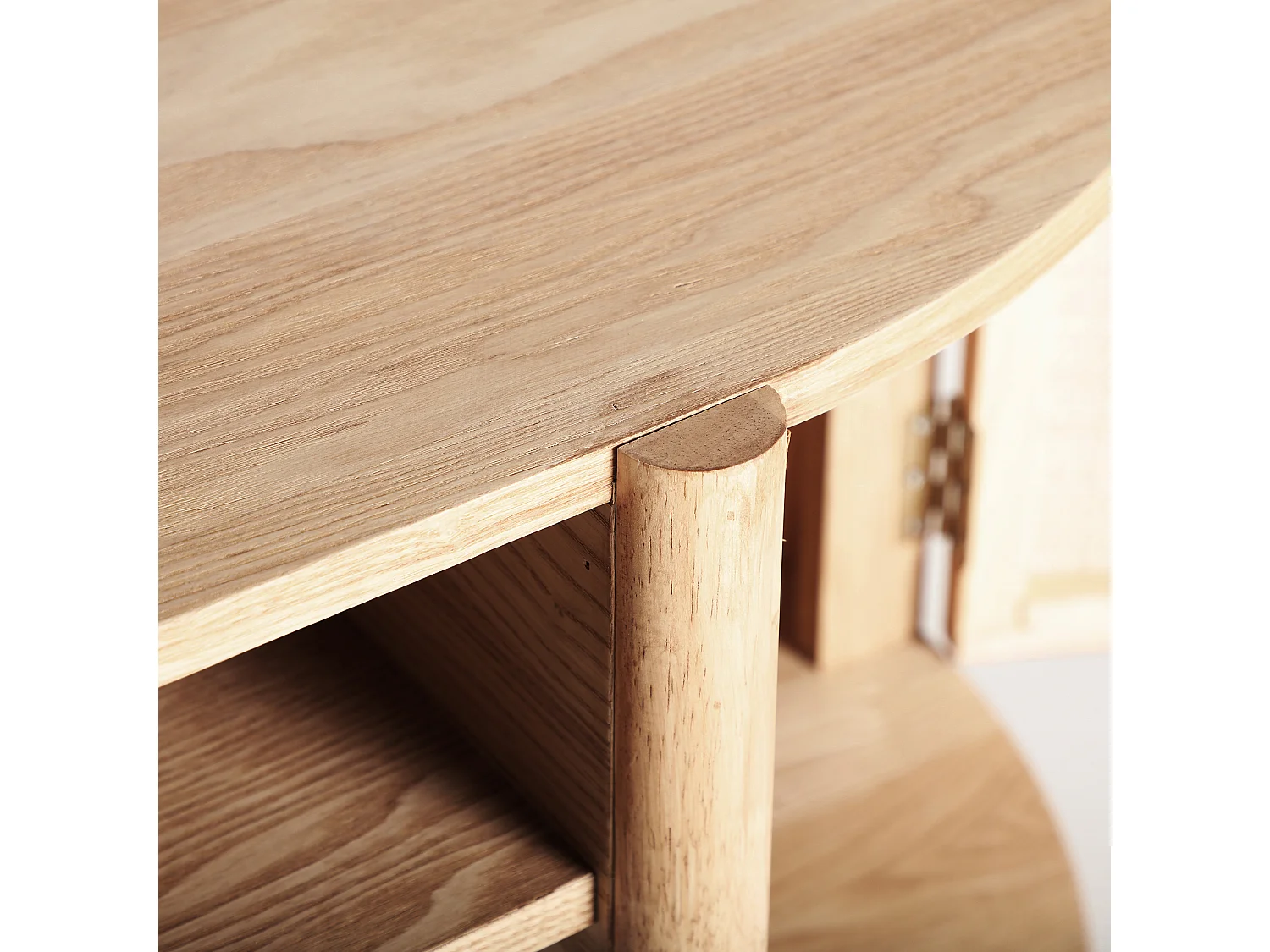 Escritorio de madera dm en color marrón de 120x61x80cm