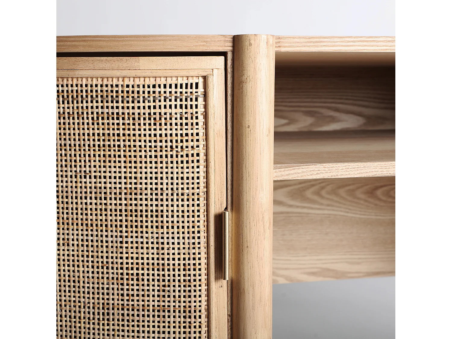 Escritorio de madera dm en color marrón de 120x61x80cm