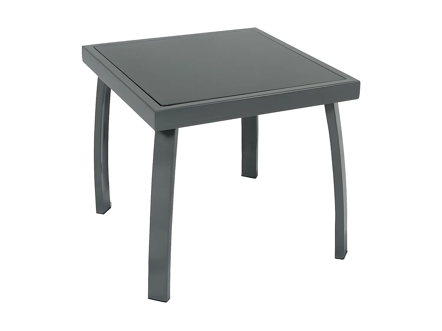 ARIO - Ensemble transat de jardin et table basse - Gris Perle