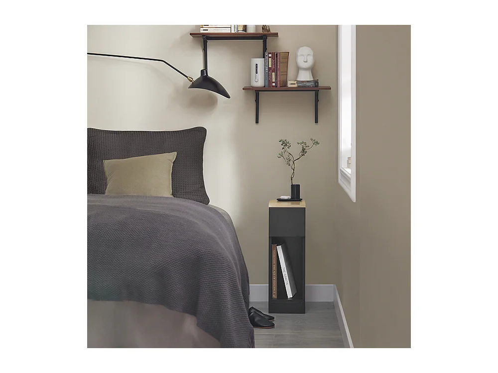 SoBuy 2 x Comodino 20x60x35cm FBT111-SCHx2