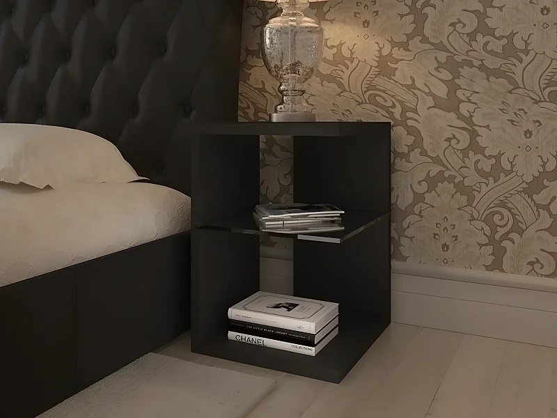 Mesa de Cabeceira Domus (Preto)