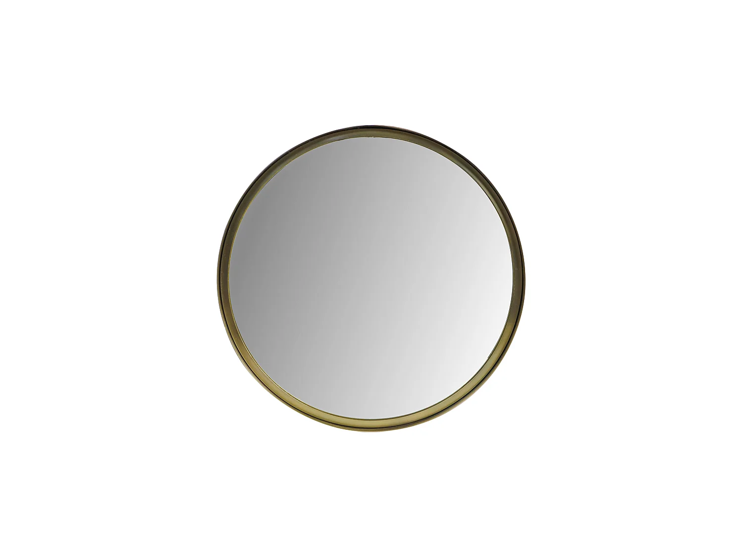 Fletcher - Miroir mural rond Extra Large - Antique or 50*2*50