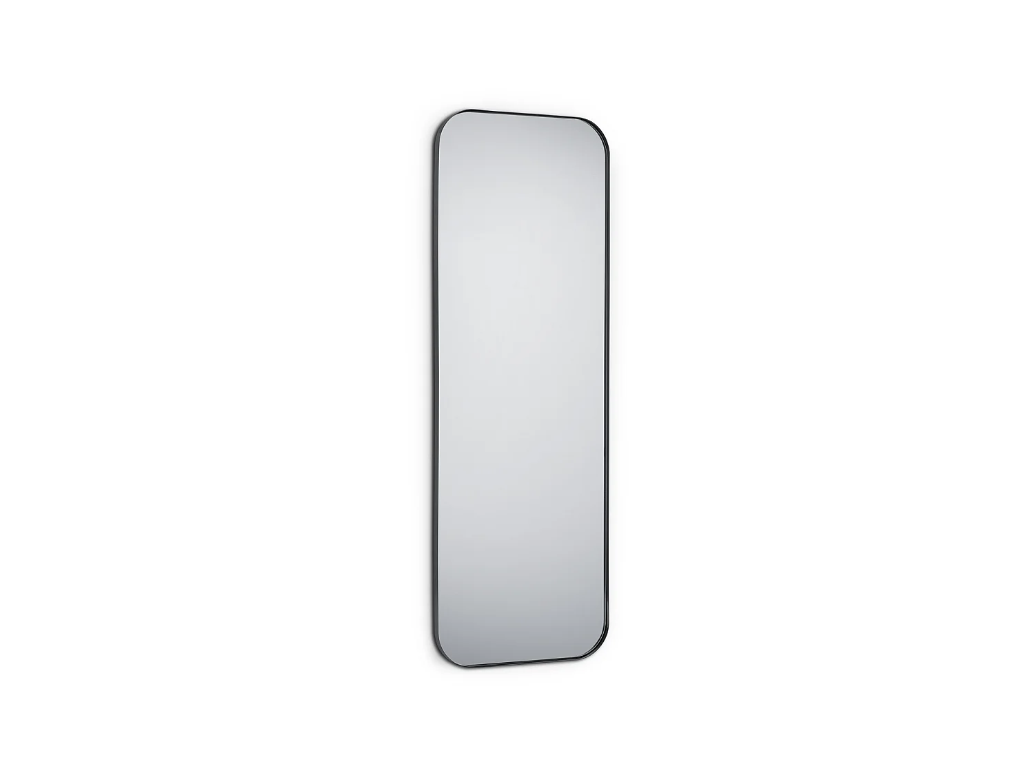 Britney - Miroir avec cadre - Noir - 50x150cm