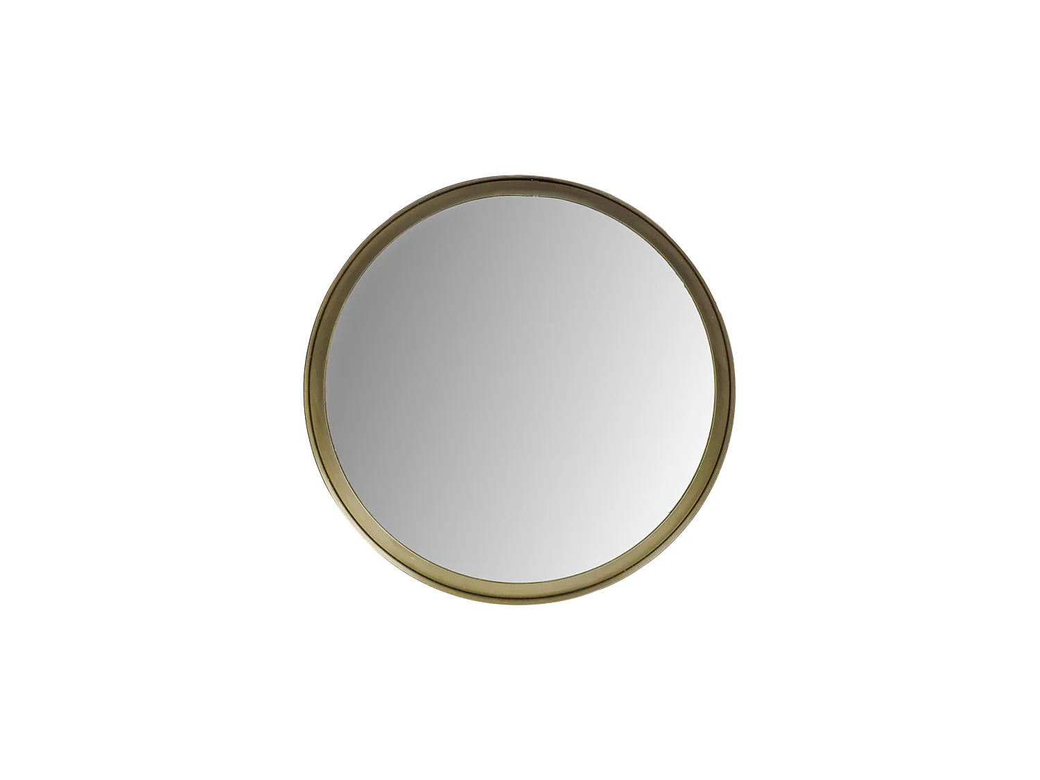 Miroir mural rond Large - Antique or 40*3*40