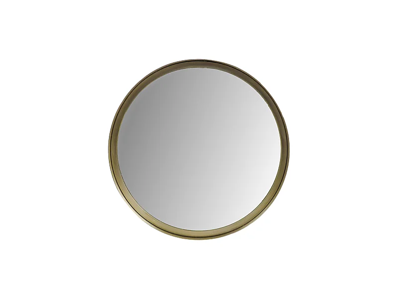 Miroir mural rond Large - Antique or 40*3*40