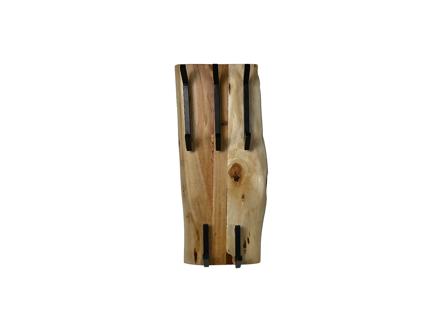Soho Live Edge - Porte-manteaux - Bois d'acacia/métal - Coloris Naturel - 25x13x60 cm