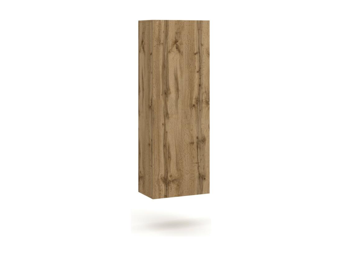 vente unique Colonne suspendu design NEVER 1 porte 40cm chêne clair