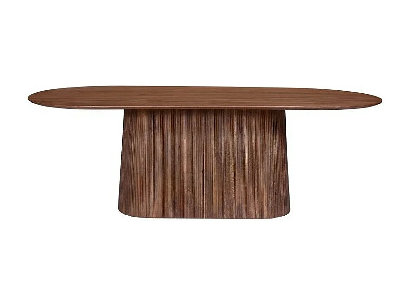 Collezione tavolo RIMBAUD effetto legno marrone chiaro lunghezza 230 cm