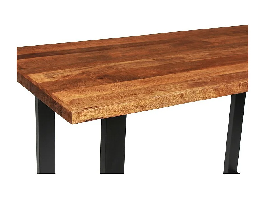 Table à manger AWANI longueur 160cm en bois exotique mangolia
